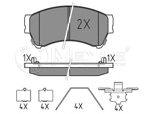 Compre 26696AG030 Subaru Sapatas do freio traseiras de disco