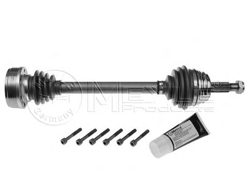 Semieixo (acionador) dianteiro esquerdo GKN-Spidan 22466