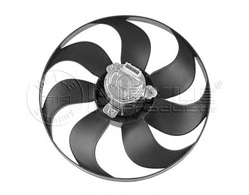 Ventilador elétrico de esfriamento montado (motor + roda de aletas) 6N0121209M VAG