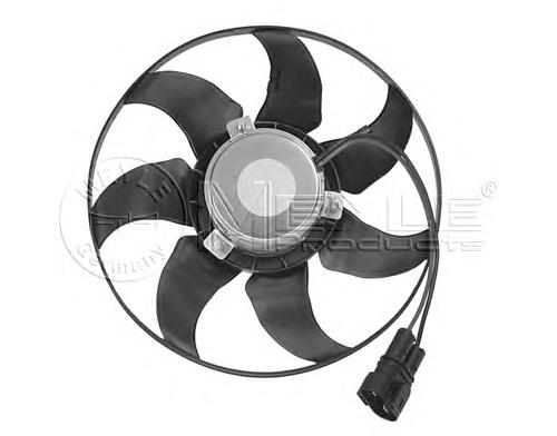 Ventilador elétrico de esfriamento montado (motor + roda de aletas) 7D0121206D VAG