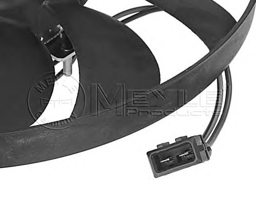 Ventilador elétrico de esfriamento montado (motor + roda de aletas) VAG 7D0959455