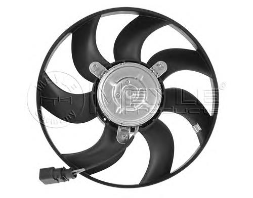 0030140009 Depo/Loro/Abakus Ventilador elétrico de esfriamento montado (motor + roda de aletas) direito
