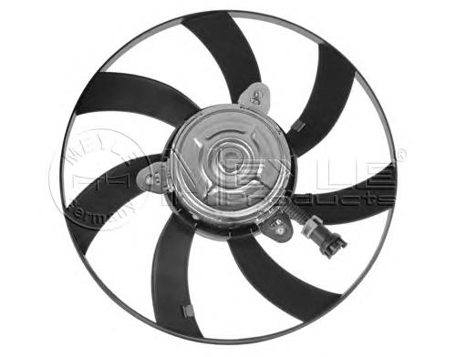 Ventilador elétrico de esfriamento montado (motor + roda de aletas) direito 6K0959455D VAG
