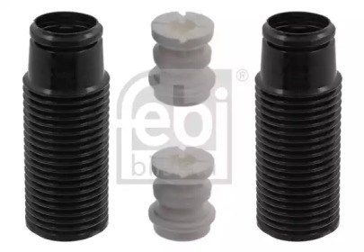 Pára-choque (grade de proteção) de amortecedor traseiro + bota de proteção Volkswagen Jetta 1 16