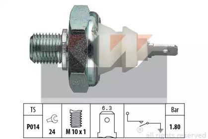 Sensor de pressão de óleo 500045 KW