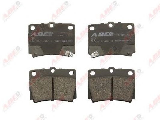 Sapatas do freio traseiras de disco Mitsubishi Pajero K90