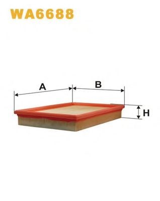 Filtro de ar Volkswagen Polo 3 6N2