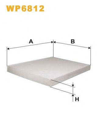 Filtro de salão WP6812 WIX