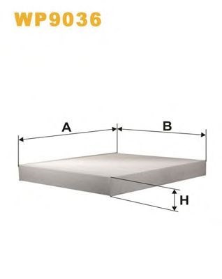 Filtro de salão WP9036 WIX