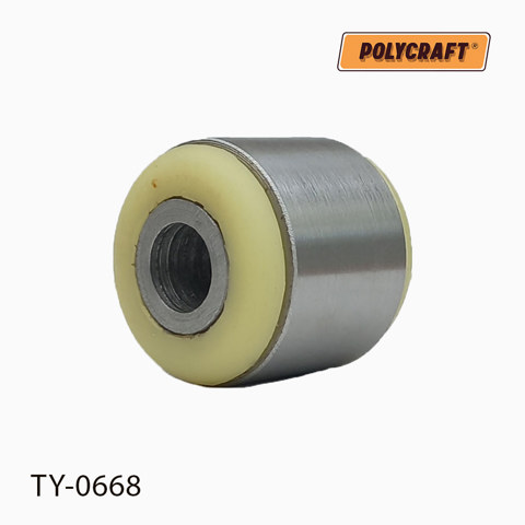 Bloco silencioso dianteiro do braço oscilante inferior TY0668 POLYCRAFT