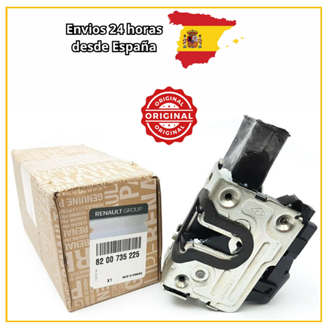 Fecho da porta dianteira esquerda 8200735225 RENAULT