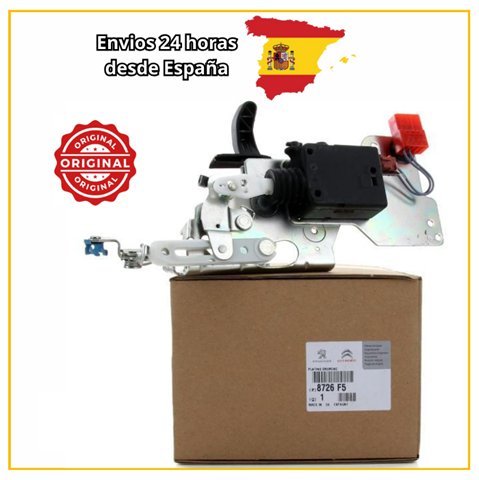 Fecho da porta traseira direita batente 8726F5 PEUGEOT