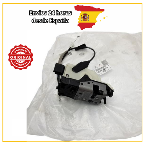 Fecho da porta dianteira direita 9812500780 PEUGEOT