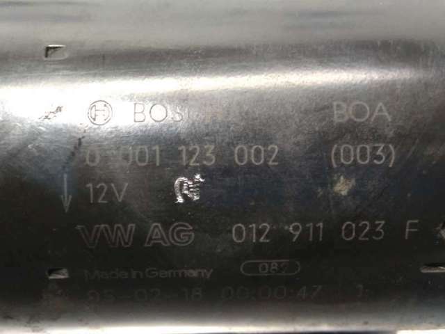 Motor de arranco 0001123002 PORSCHE