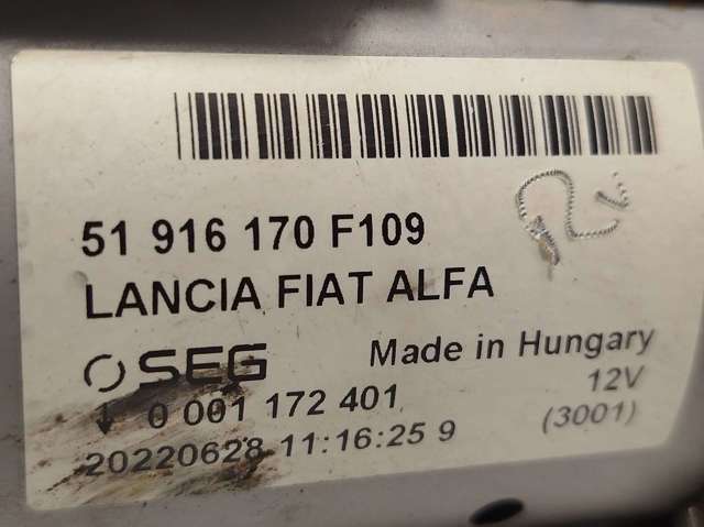 Motor de arranco 0001172401 FIAT