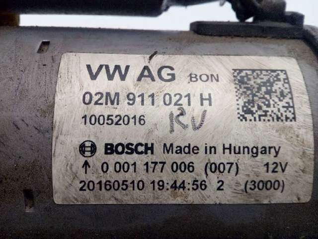 Motor de arranco 0001177006 VAG