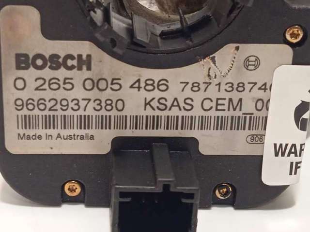 Sensor do ângulo de viragem do volante de direção 0265005486 PEUGEOT