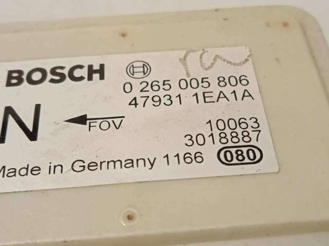 Sensor de aceleração transversal (ESP) 0265005806 NISSAN