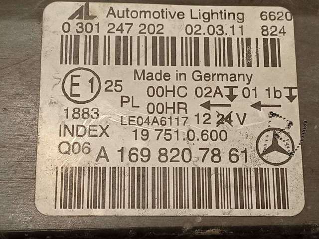 Luz direita 0301247202 MERCEDES