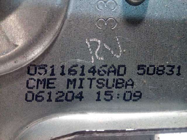 Motor de limpador pára-brisas de vidro traseiro 05116146AD CHRYSLER