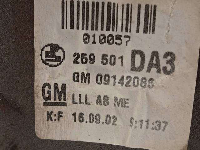 Espelho de retrovisão esquerdo 09142086 OPEL