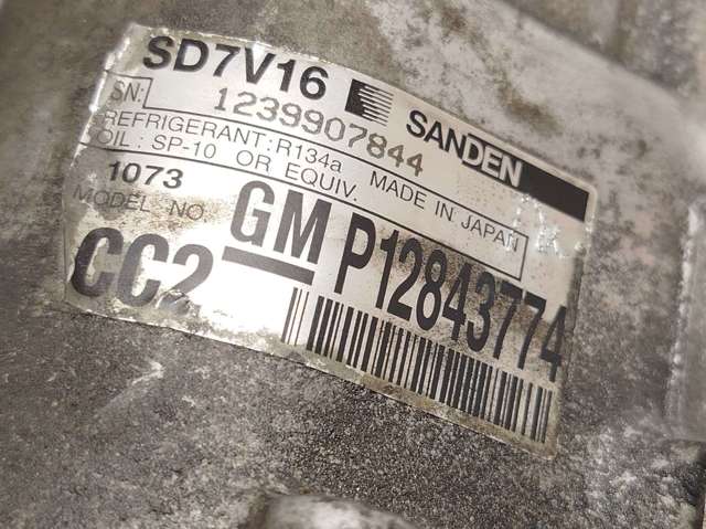 Compressor de aparelho de ar condicionado 12843774 GM