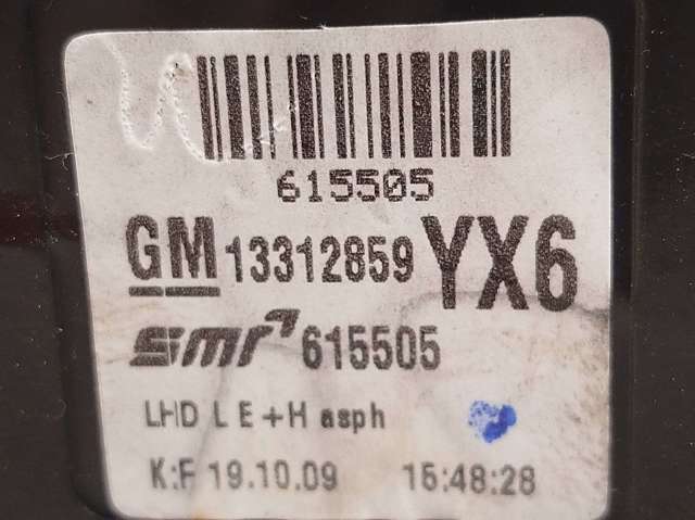 Espelho de retrovisão esquerdo 13312859 OPEL