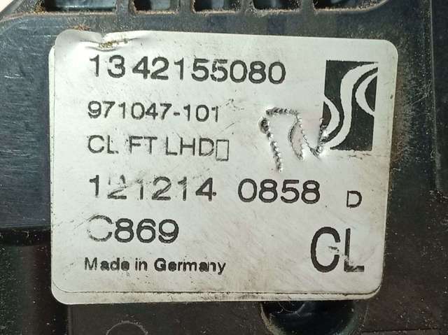 Fecho da porta dianteira esquerda 1342155080 PEUGEOT