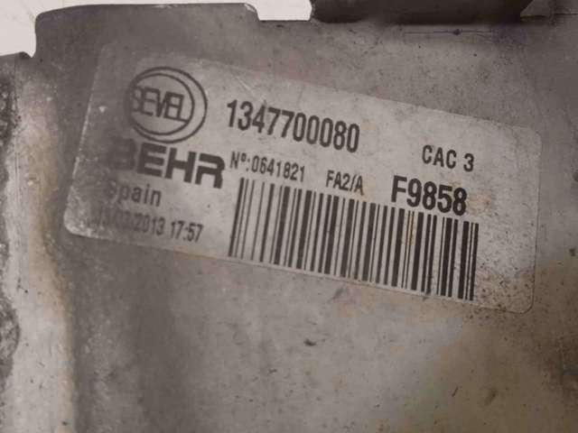 Radiador de intercooler 1347700080 PEUGEOT