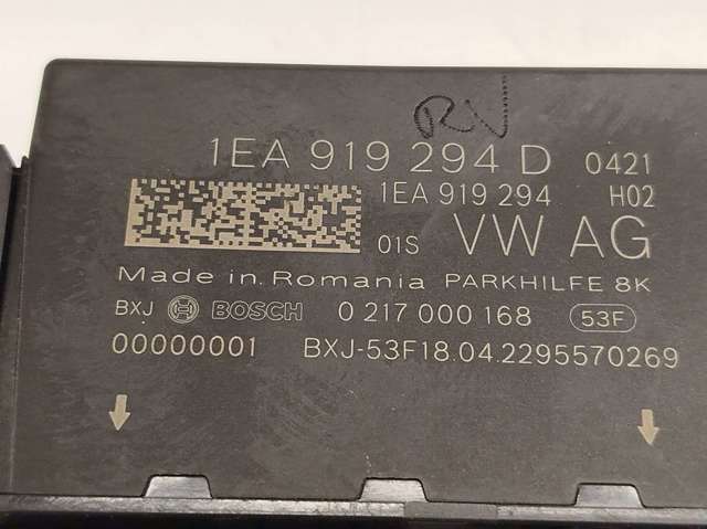 Módulo de direção (Centralina eletrônica) de sensor de estacionamento 1EA919294D VAG