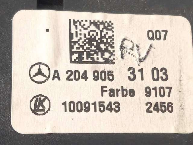 Comutador das luzes no "painel de instrumentos" 2049053103 MERCEDES