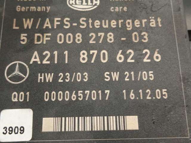 Módulo de controle (ECU) de nivelamento dos faróis 2118706226 MERCEDES