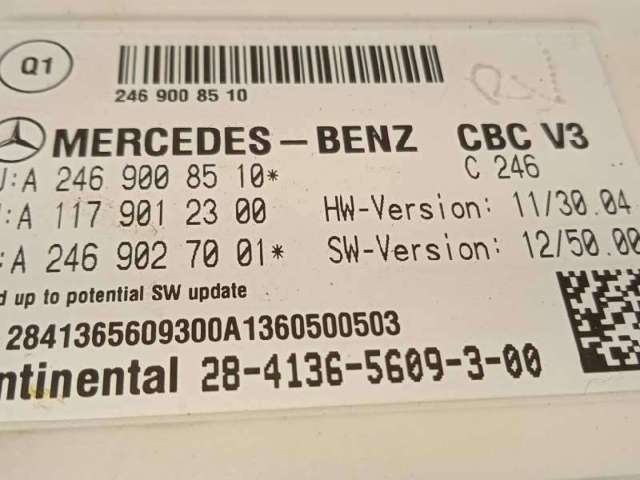 Unidade de controlo de sinais SAM 2469008510 MERCEDES