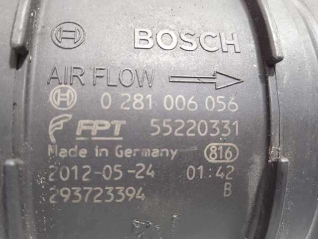 Sensor de fluxo (consumo) de ar, medidor de consumo M.A.F. - (Mass Airflow) 281006056 FIAT
