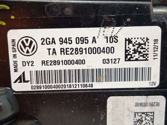 Lanterna traseira esquerda externa 2GA945095A VAG