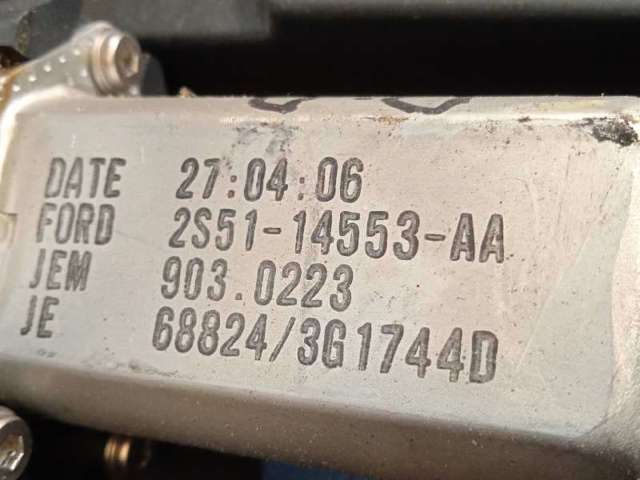 Mecanismo de acionamento de vidro da porta dianteira direita 2S5114553AA FORD