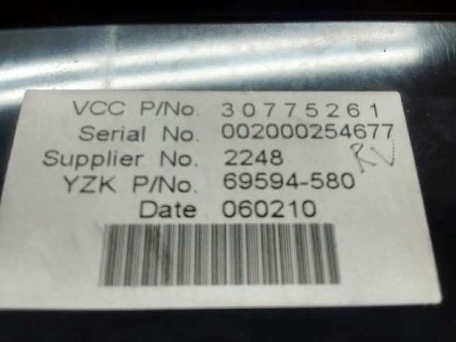 Mostrador multifuncional 30775261 VOLVO