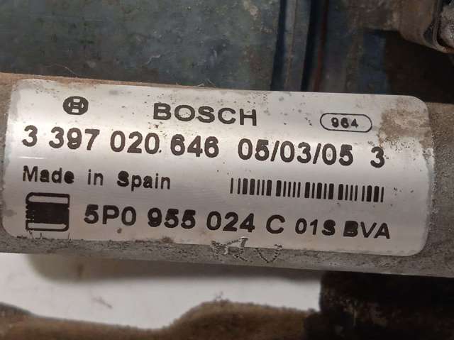 Motor de limpador pára-brisas do pára-brisas 3397020646 VAG