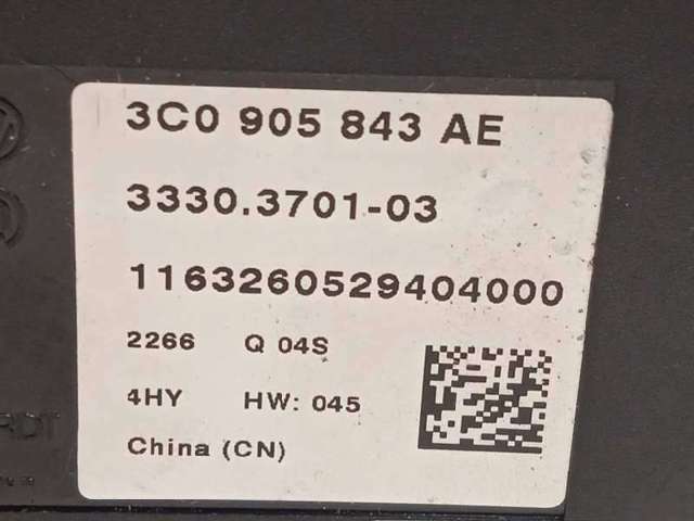 Fecho de ignição 3C0905843AE VAG