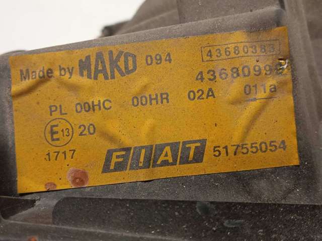 Luz direita 51755054 FIAT