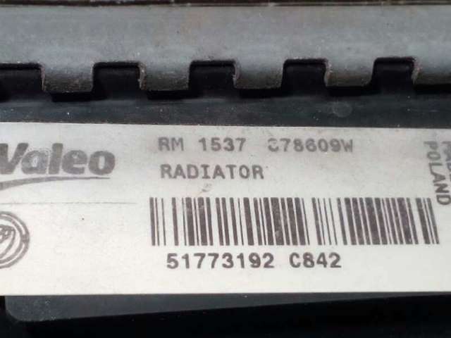 Radiador de esfriamento de motor 51773192 FIAT