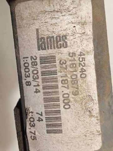 Mecanismo de acionamento de vidro da porta dianteira direita 51810879 OPEL