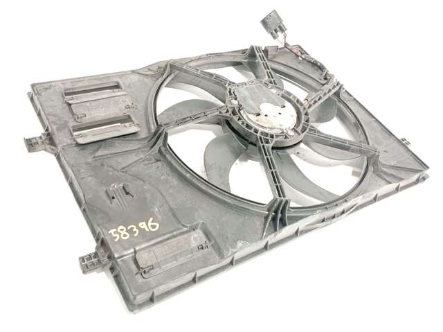 Difusor do radiador de esfriamento, montado com motor e roda de aletas 5Q0121203CS VAG