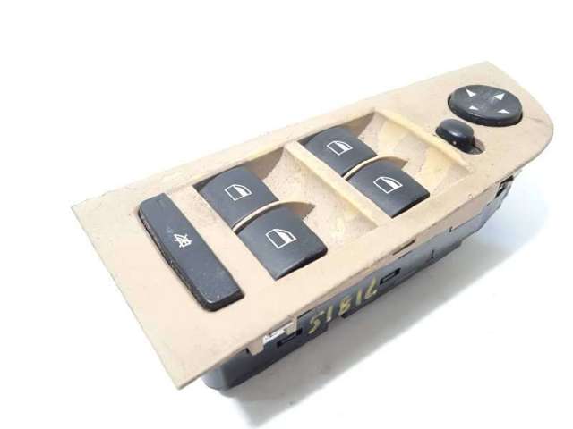 Unidade de botões dianteira esquerda de controlo de elevador de vidro 61319155503 BMW