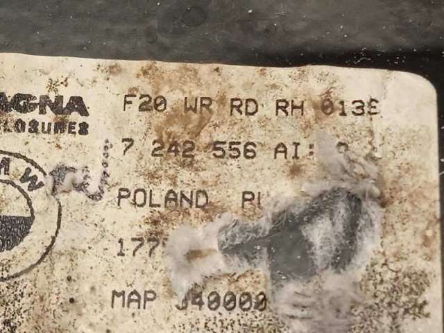 Motor de acionamento de vidro da porta traseira esquerda 67627341564 BMW