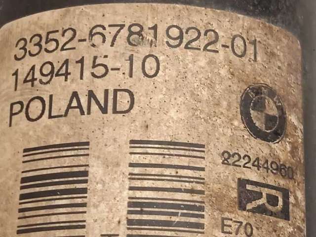 Amortecedor traseiro direito 6781922 BMW