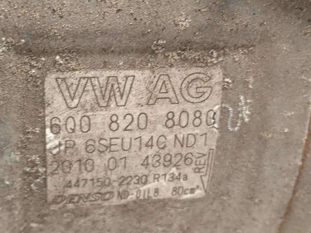 Compressor de aparelho de ar condicionado 6Q0820808C VAG