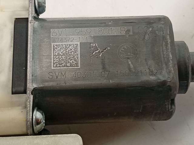 Motor de acionamento de vidro da porta dianteira esquerda 6V1959801B VAG