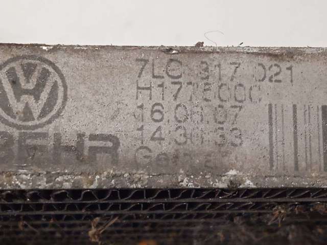 Radiador de esfriamento, Caixa Automática de Mudança 7L0317021C VAG