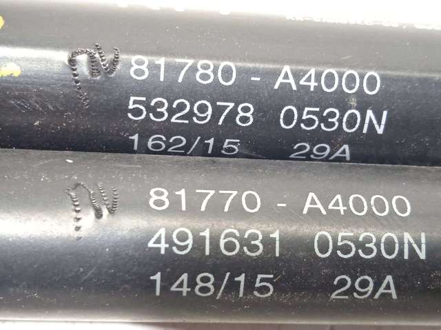 Amortecedor de tampa de porta-malas (de 3ª/5ª porta traseira) 81780A4000 HYUNDAI